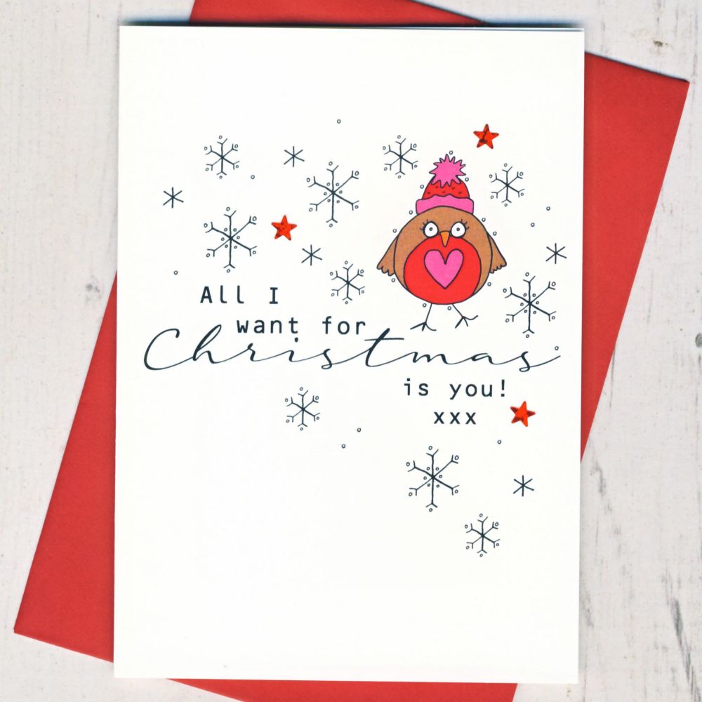 <!-- 014--> All I Want For Christmas Is You Card
