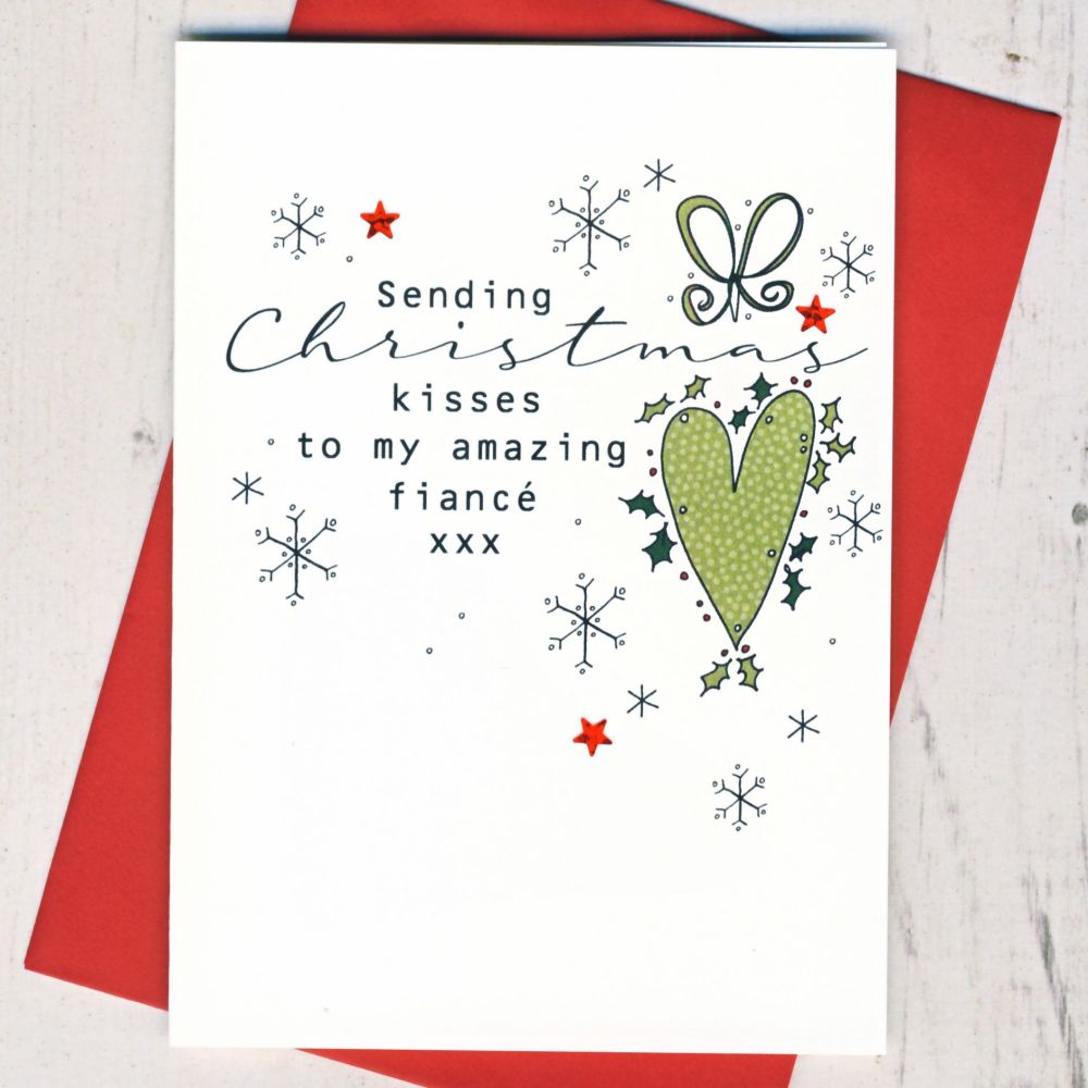<!-- 016--> Amazing Fiance Christmas Card
