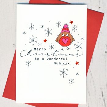  Merry Christmas Mum Card