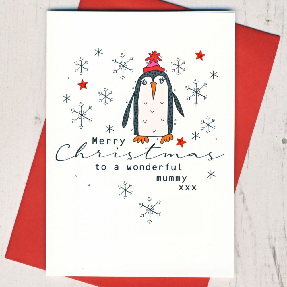 <!-- 019--> Merry Christmas Mummy Card