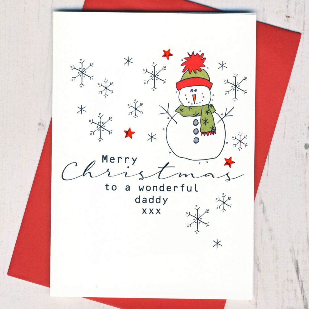 <!-- 019--> Merry Christmas Daddy Card