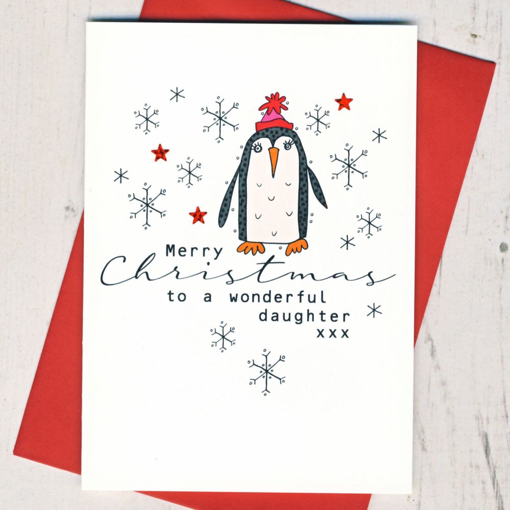 <!-- 009--> Merry Christmas Daughter Card