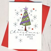 <!-- 009--> Merry Christmas Uncle Card