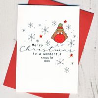 <!-- 009--> Merry Christmas Cousin Card