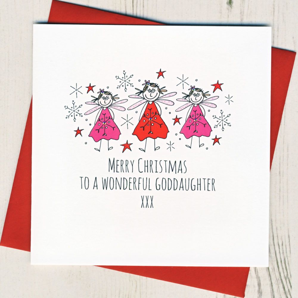 <!-- 012--> Goddaughter Christmas Card