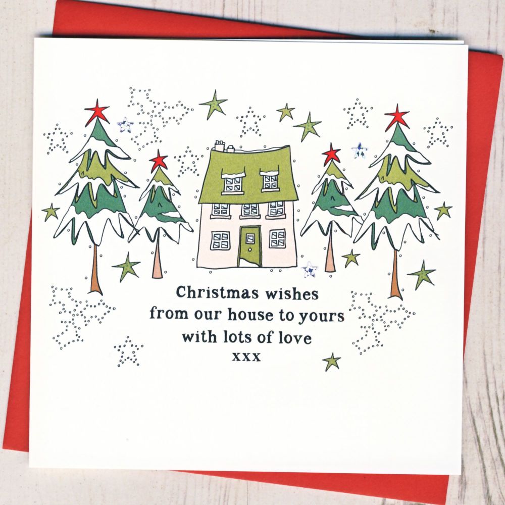 <!-- 008-->From Our House To Yours Christmas Card