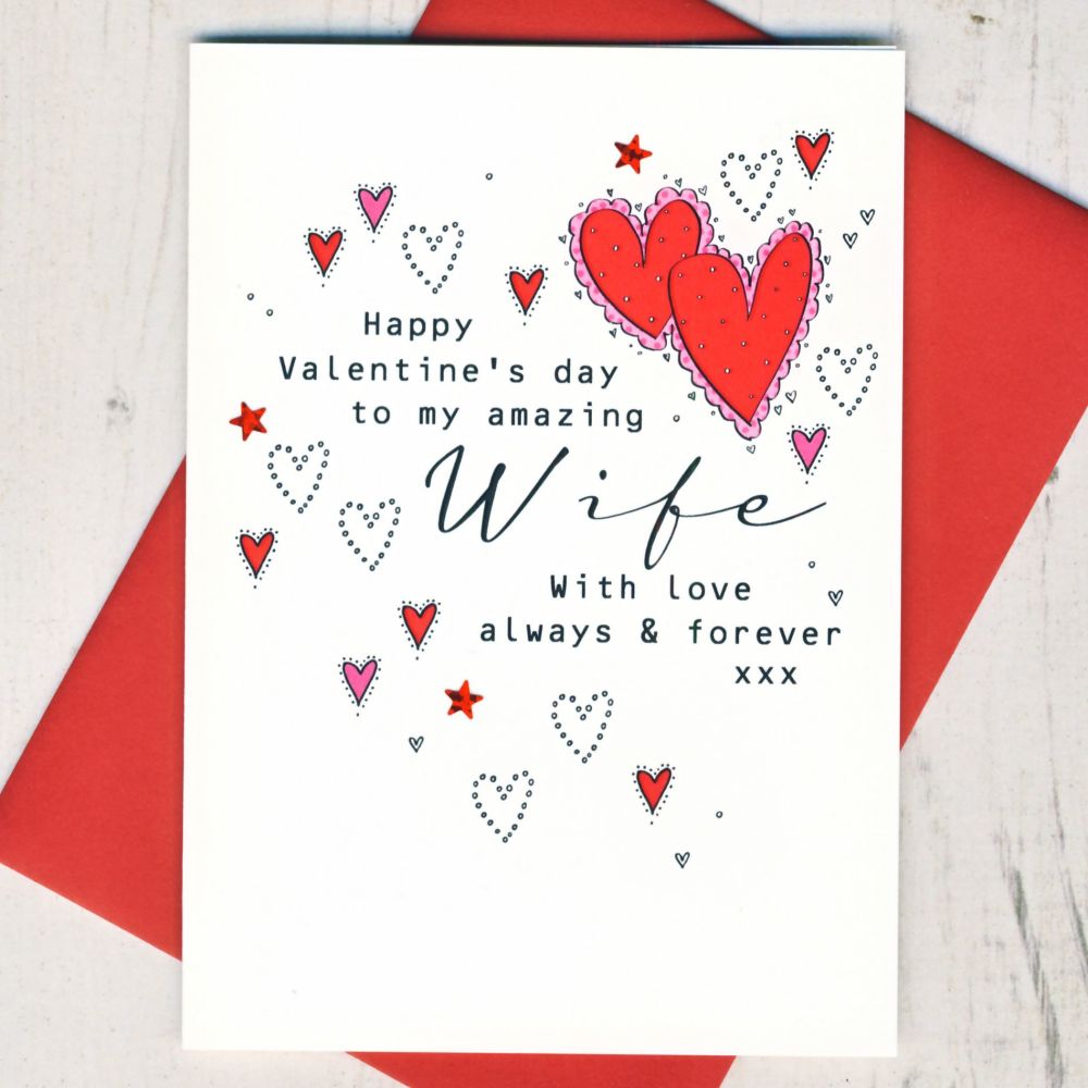 <!-- 012-->Wife Valentines Card