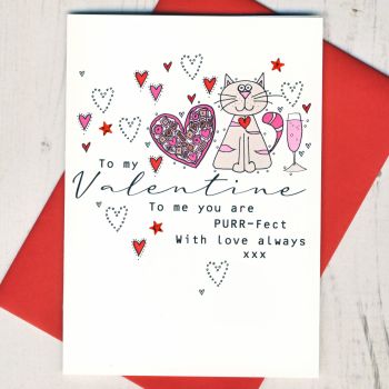  Purr-fect Valentines Card
