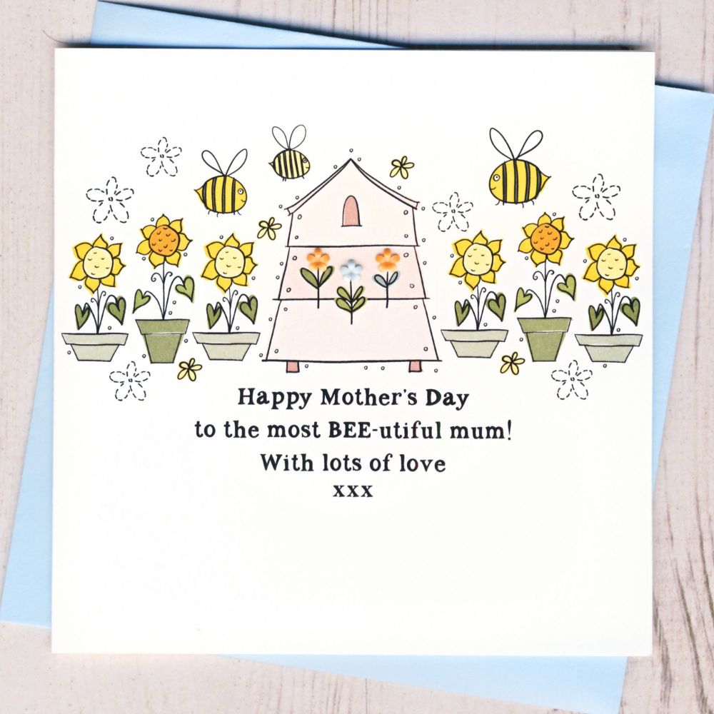 <!-- 023 --> Birds Happy Mother's Day Card
