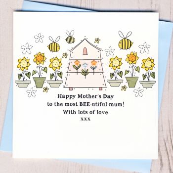  Hap-Bee Mother's Day Card