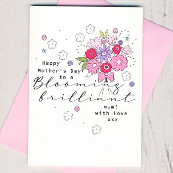  Blooming Brilliant Mum Mother's Day Card
