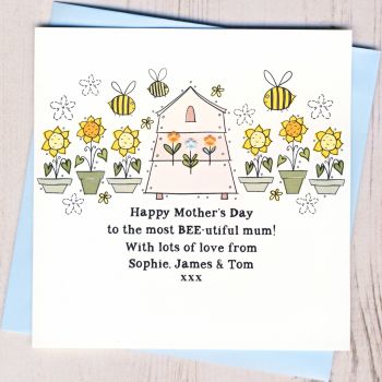  Hap-Bee Mother's Day Card