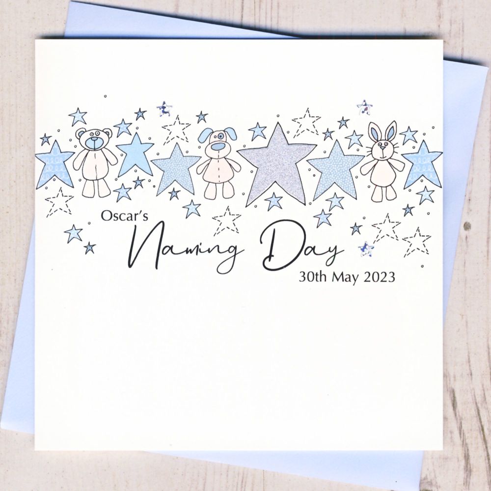 <!-- 005 -->Personalised Naming Day Card