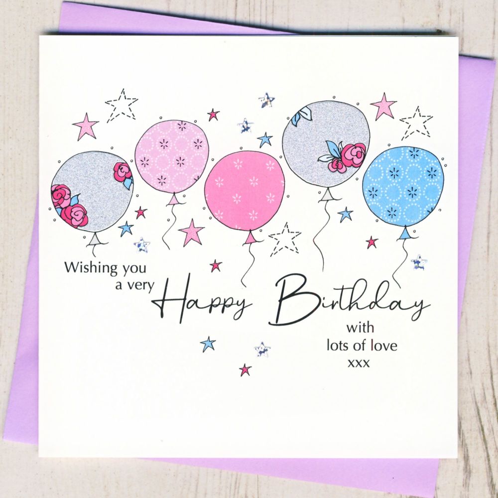 <!-- 036 --> Birthday Balloons Card