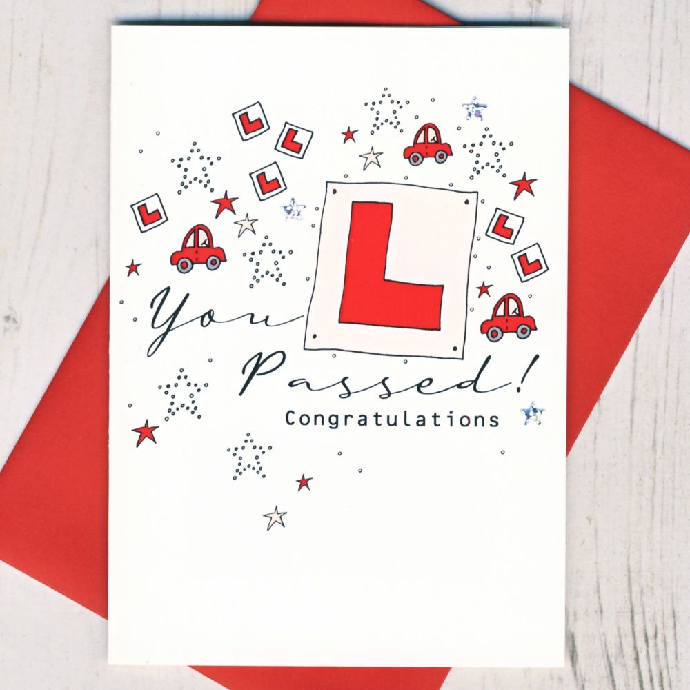 <!-- 017 -->Congratulations on Passing Your Driving Test Card