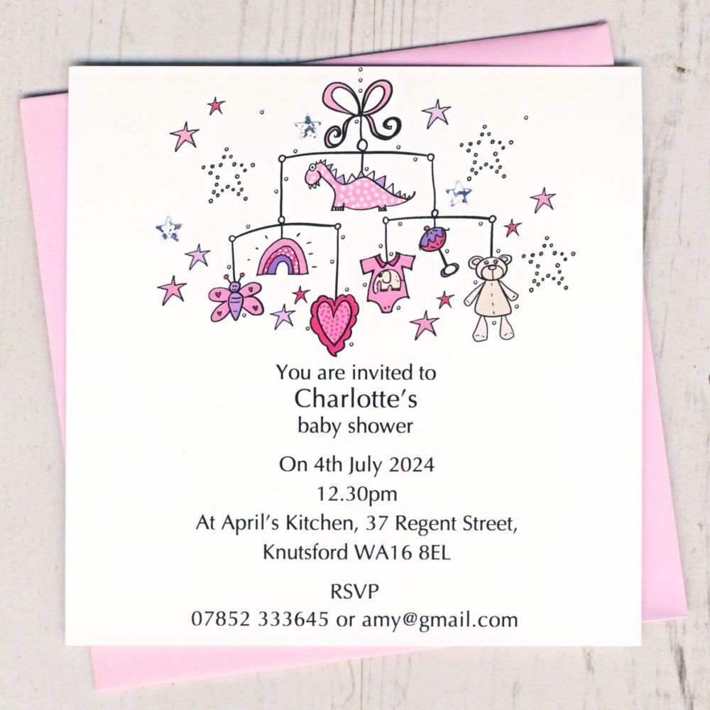 <!-- 001 -->Pack of Baby Shower Invitations