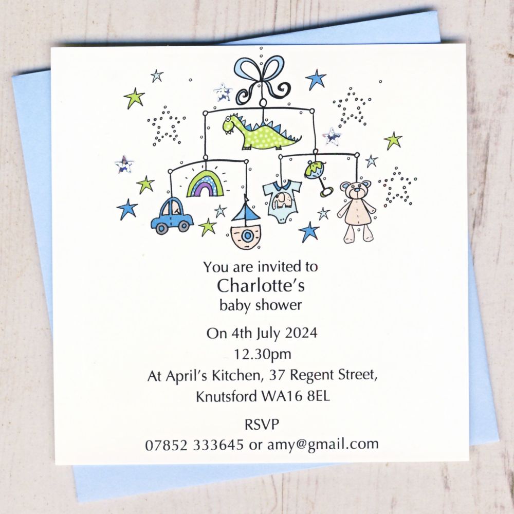 <!-- 001 -->Pack of Baby Shower Invitations