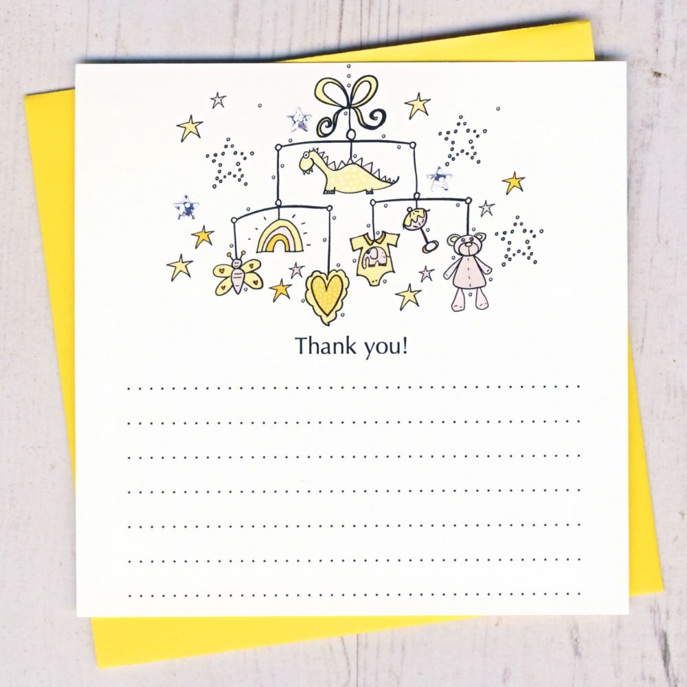 <!-- 010 -->Pack of Baby Gift Thank You Cards