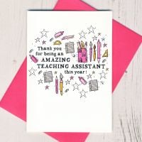 <!-- 026 --> Thank You For Being an Amazing Teaching Assistant Card