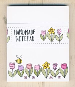 Bee & Flowers Notepad