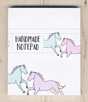 Horses Notepad