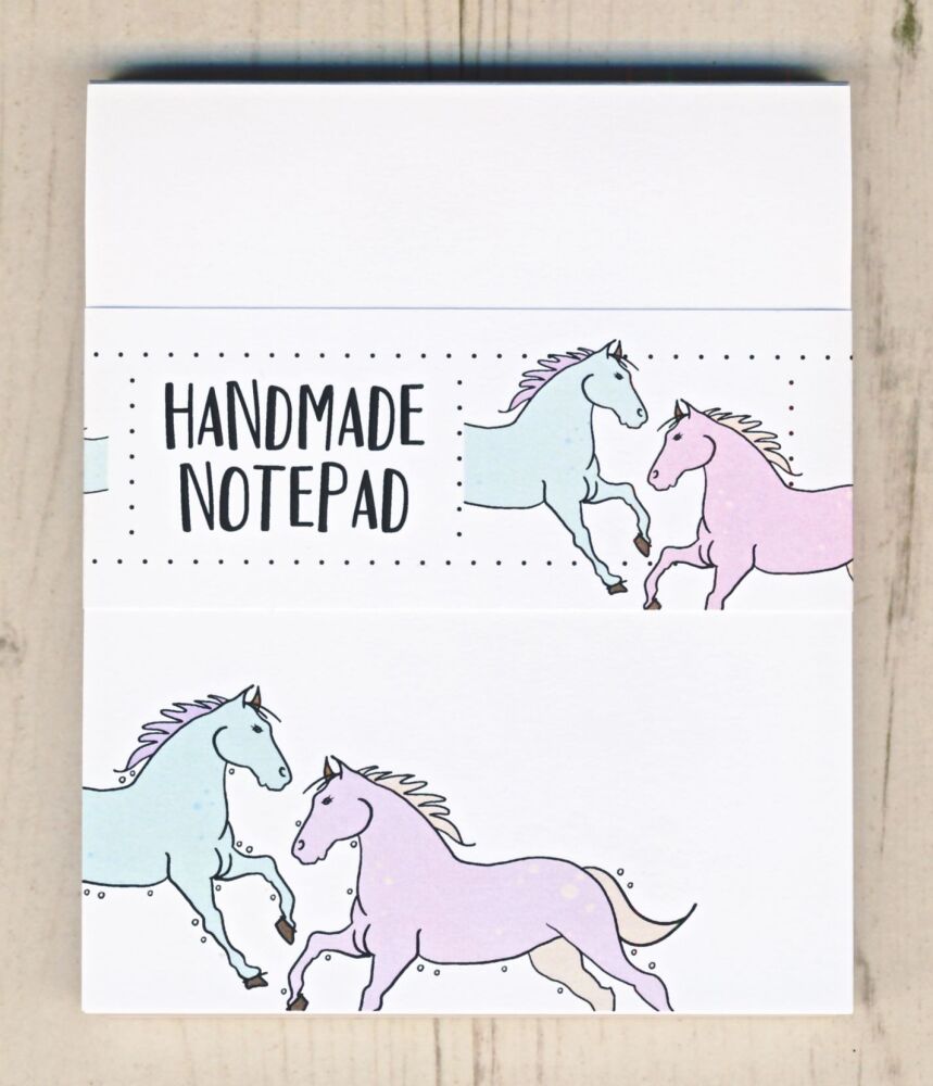 <!-- 019 -->Horses Notepad