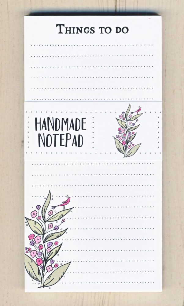 Bird on a Bush Notepad