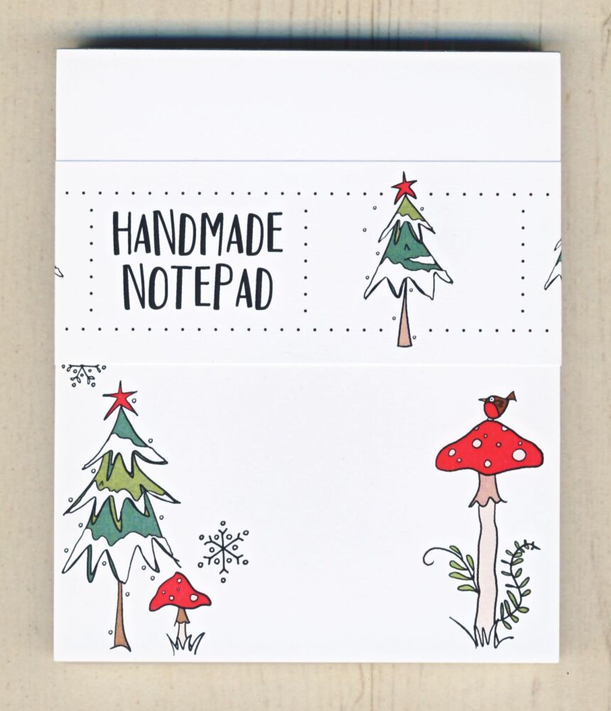 <!-- 006 -->Christmas Tree & Toadstool Notepad