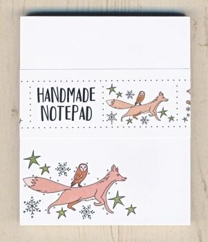 Christmas Fox Notepad