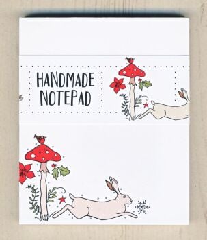 Christmas Hare Notepad