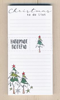 Christmas Tree To Do List Notepad