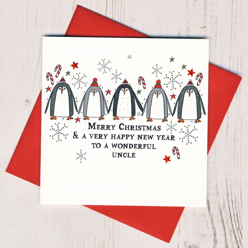 <!-- 007--> Merry Christmas Uncle Card
