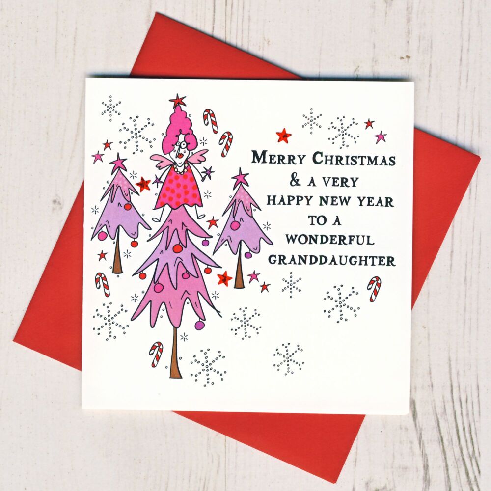<!-- 008--> Merry Christmas Granddaughter Card
