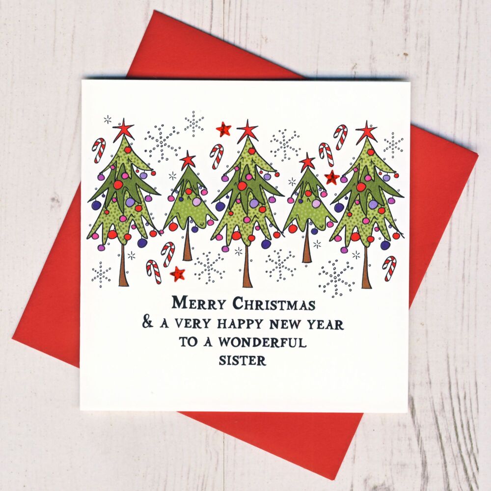 <!-- 007--> Merry Christmas Sister Card