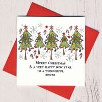 <!-- 007--> Merry Christmas Sister Card