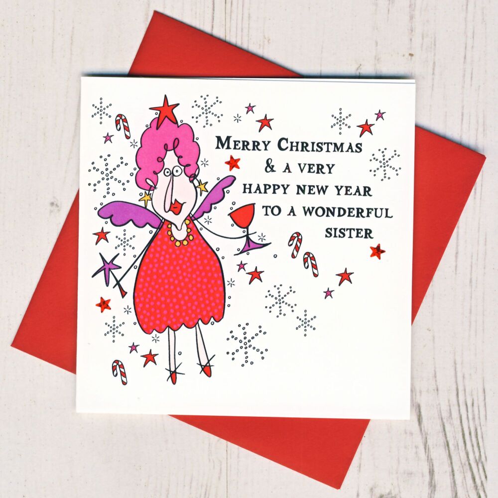 <!-- 006--> Merry Christmas Sister Card