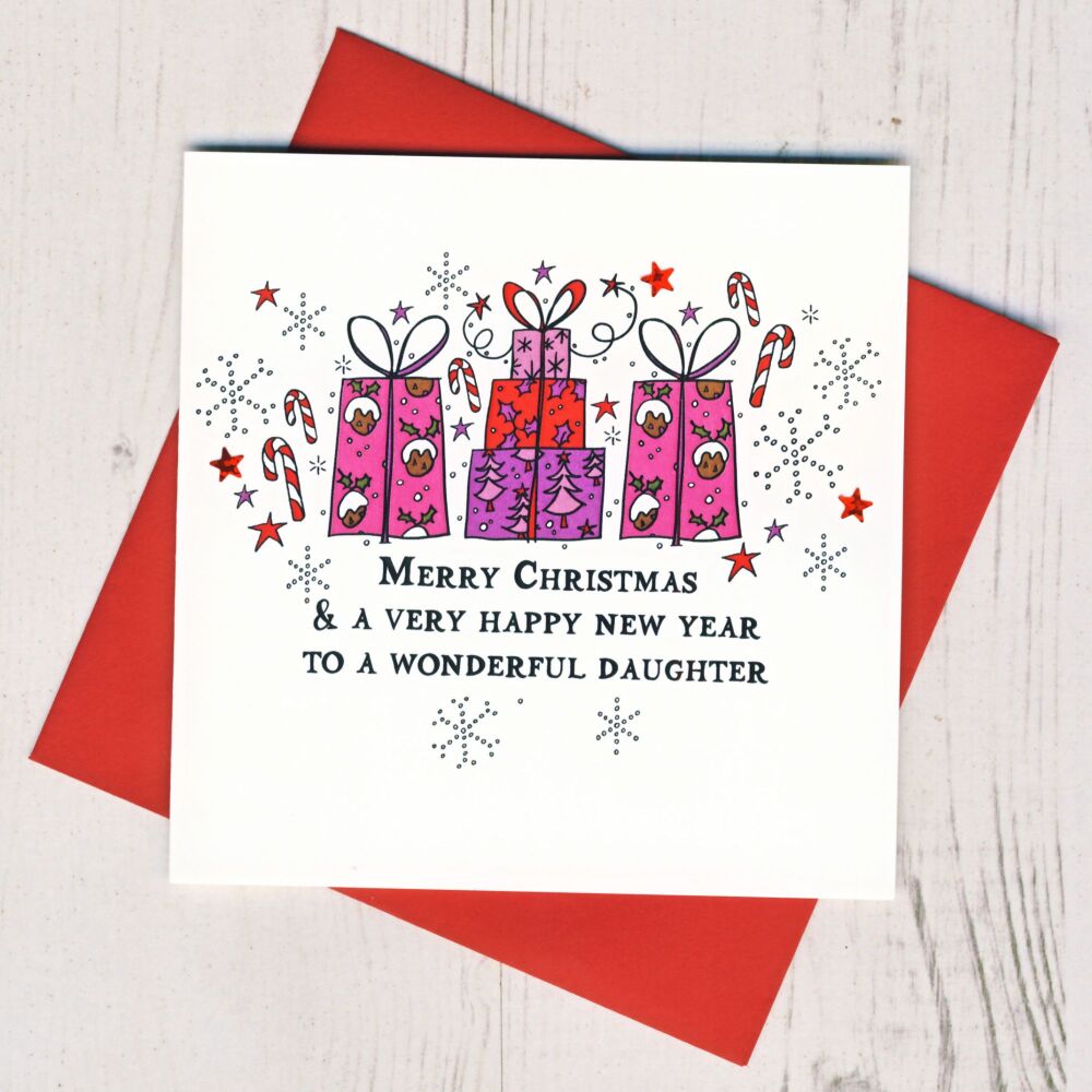 <!-- 007--> Merry Christmas Daughter Card