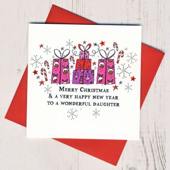  Merry Christmas Daughter Card