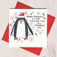 <!-- 002--> Merry Christmas Dad Card