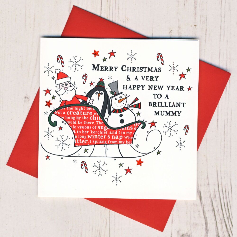 <!-- 018--> Merry Christmas Mummy Card