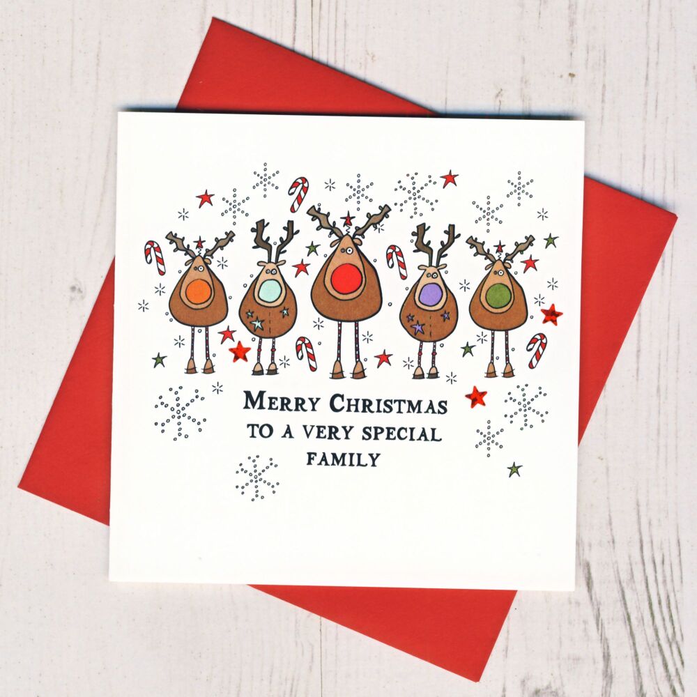 <!-- 008--> Merry Christmas To A Special Family Card