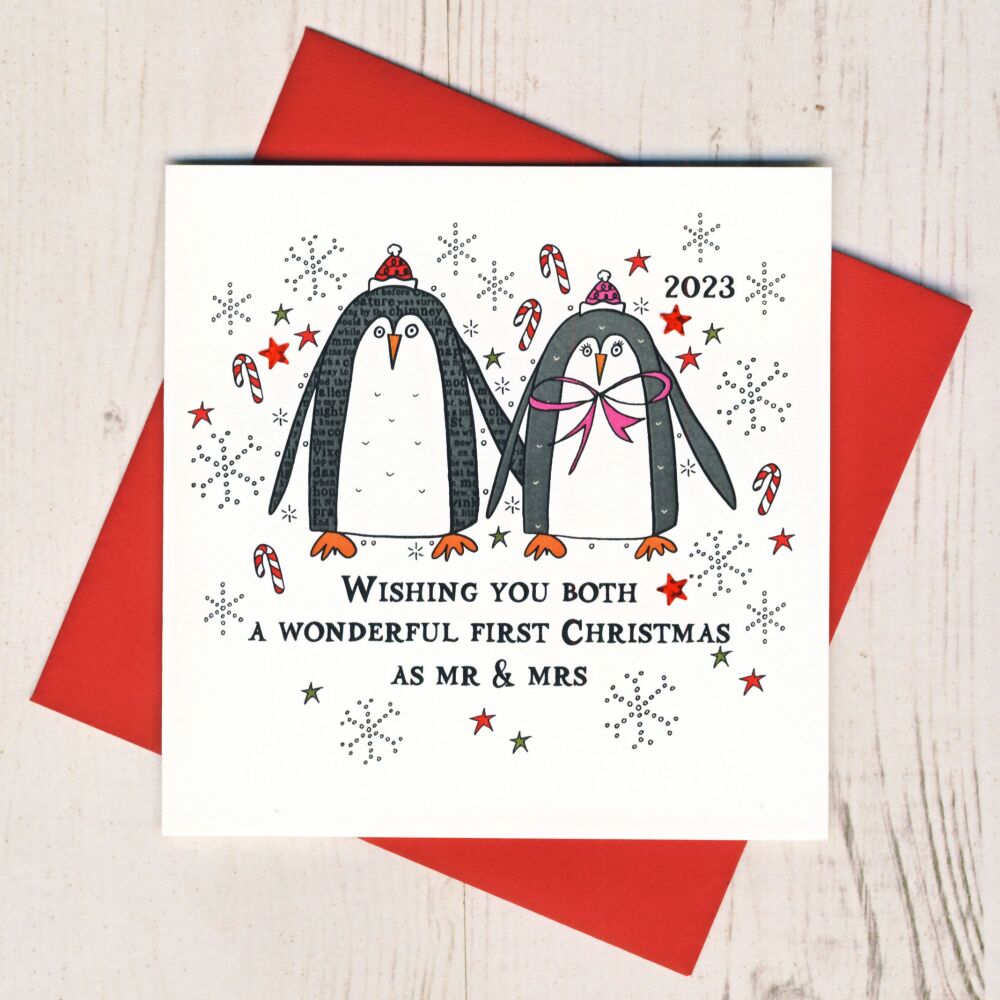 <!-- 004--> First Christmas as a Married Couple Card