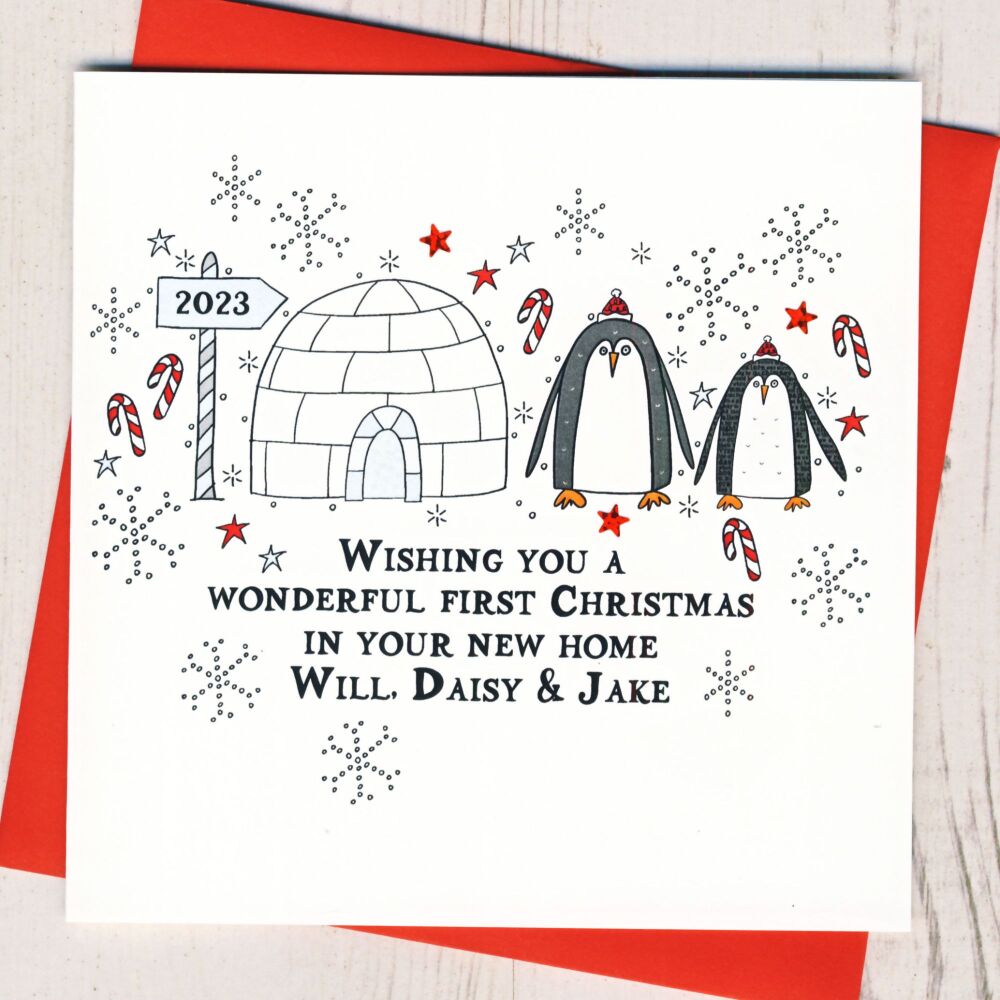 <!-- 008--> Personalised 1st Christmas In Your New Home