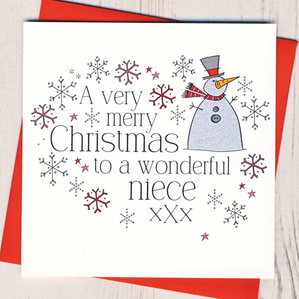 <!-- 007-->Wonderful Niece Christmas Card