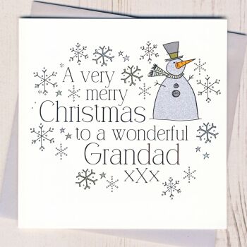 Wonderful Grandad Christmas Card
