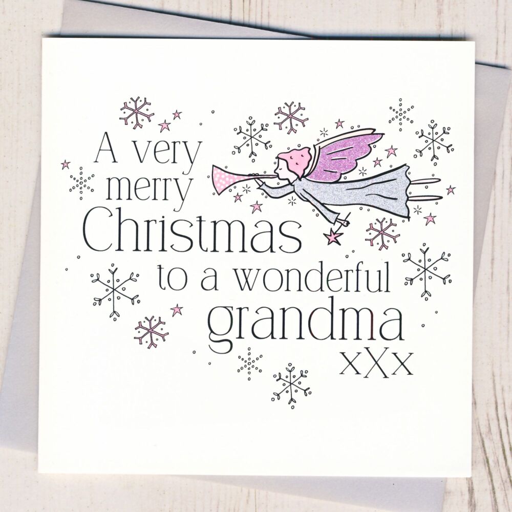 <!-- 006-->Wonderful Grandma Christmas Card