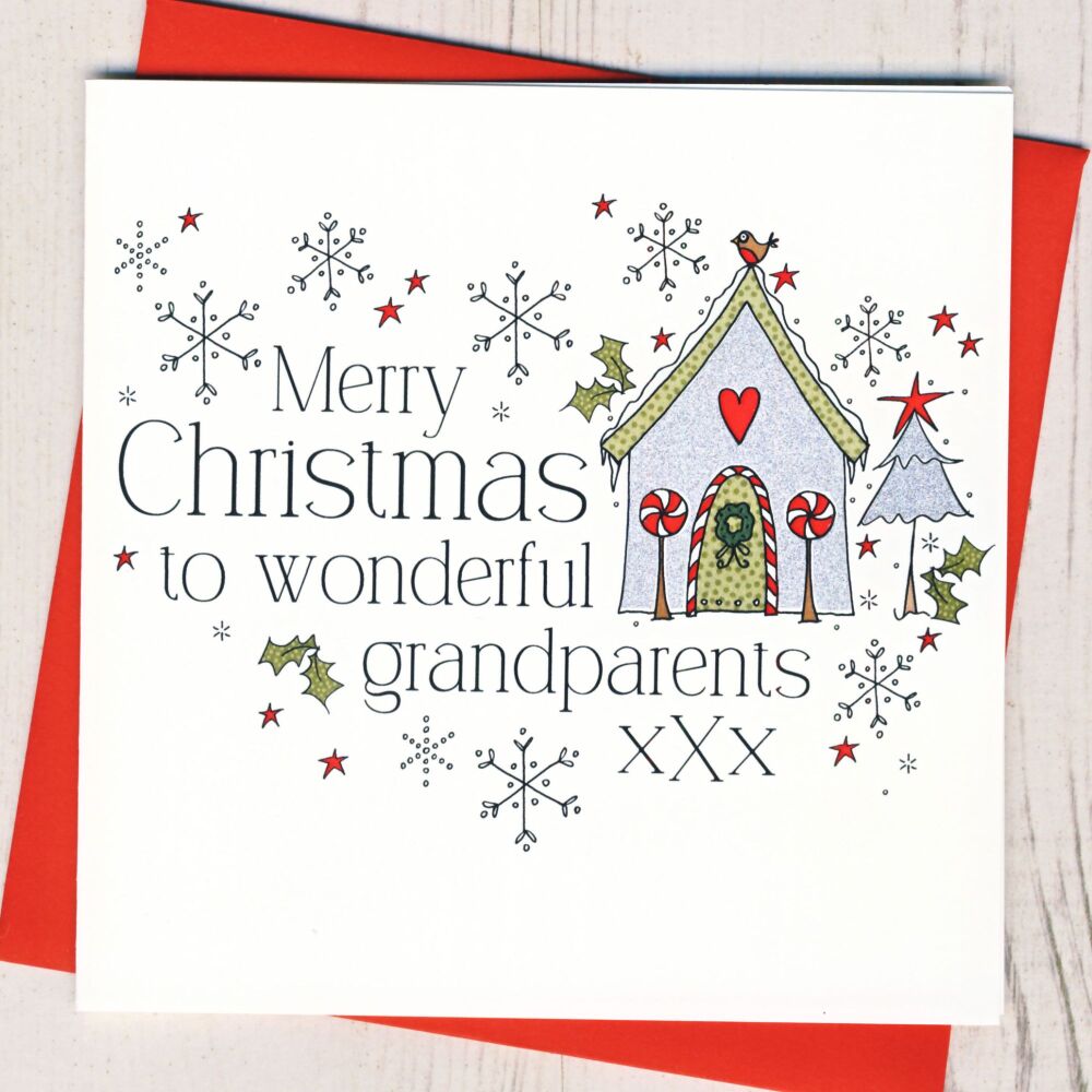 <!-- 006-->Wonderful Grandparents Christmas Card
