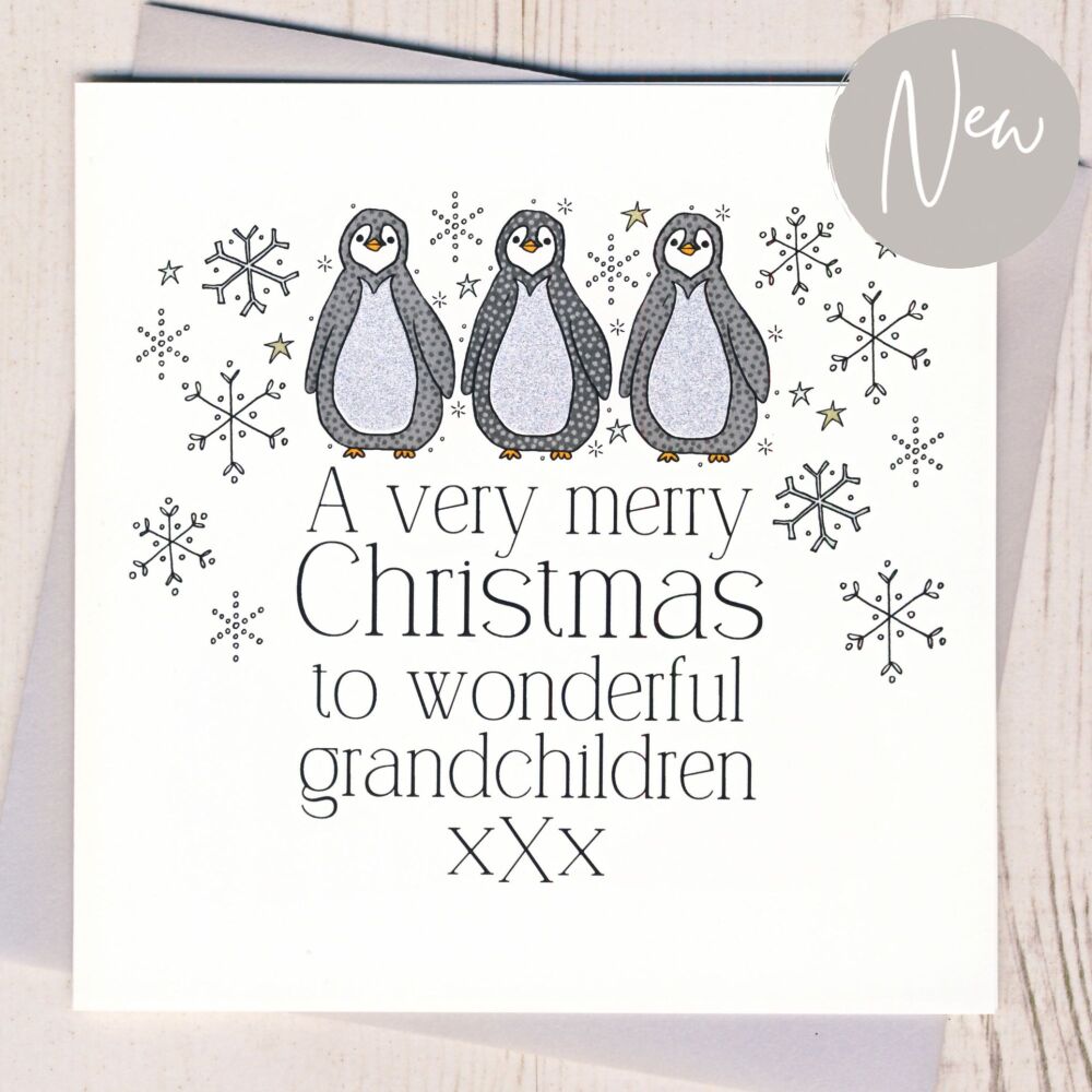 grandchildren Christmas card