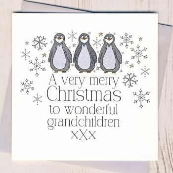 Wonderful Grandchildren Christmas Card