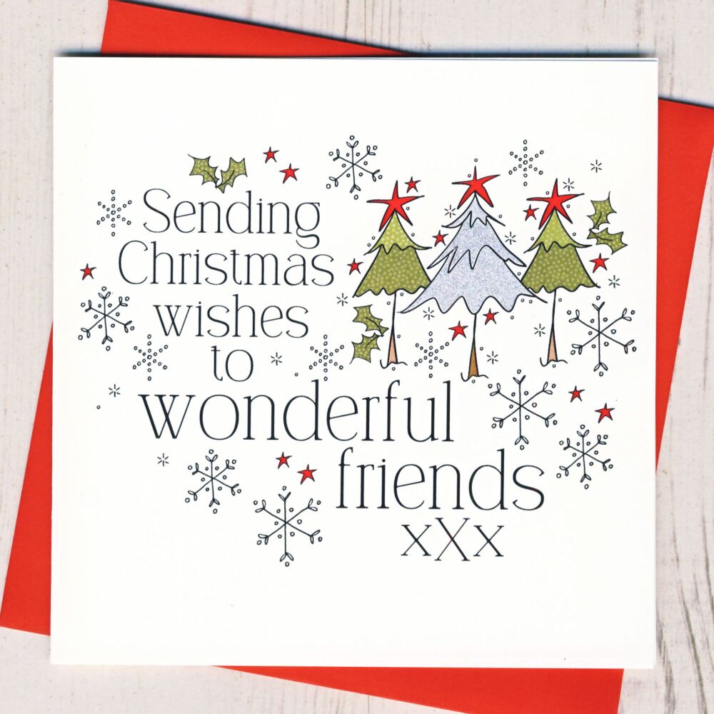 <!-- 005-->Wonderful Friends Christmas Card